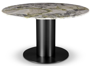 TUBE WIDE DINING TABLE PRIMAVERA MARBLE TOP 1400MM