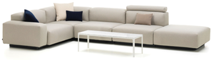 Soft Modular Sofa Viersitzer, Eckelement, Plattform