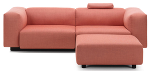Soft Modular Sofa Zweisitzer mit Ottoman