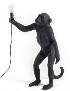 The Monkey Lamp Black  Standing Version
