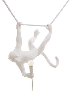 The Monkey Lamp  Swing White